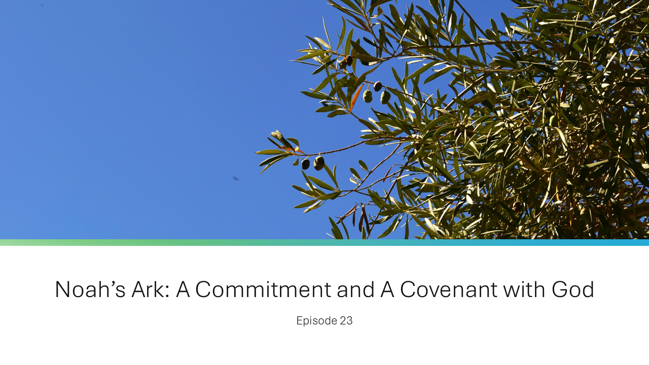 Lavigne Voiceovers Presents THE MESSAGE – Episode 23 – Noah’s Ark: A Commitment & Covenant with God